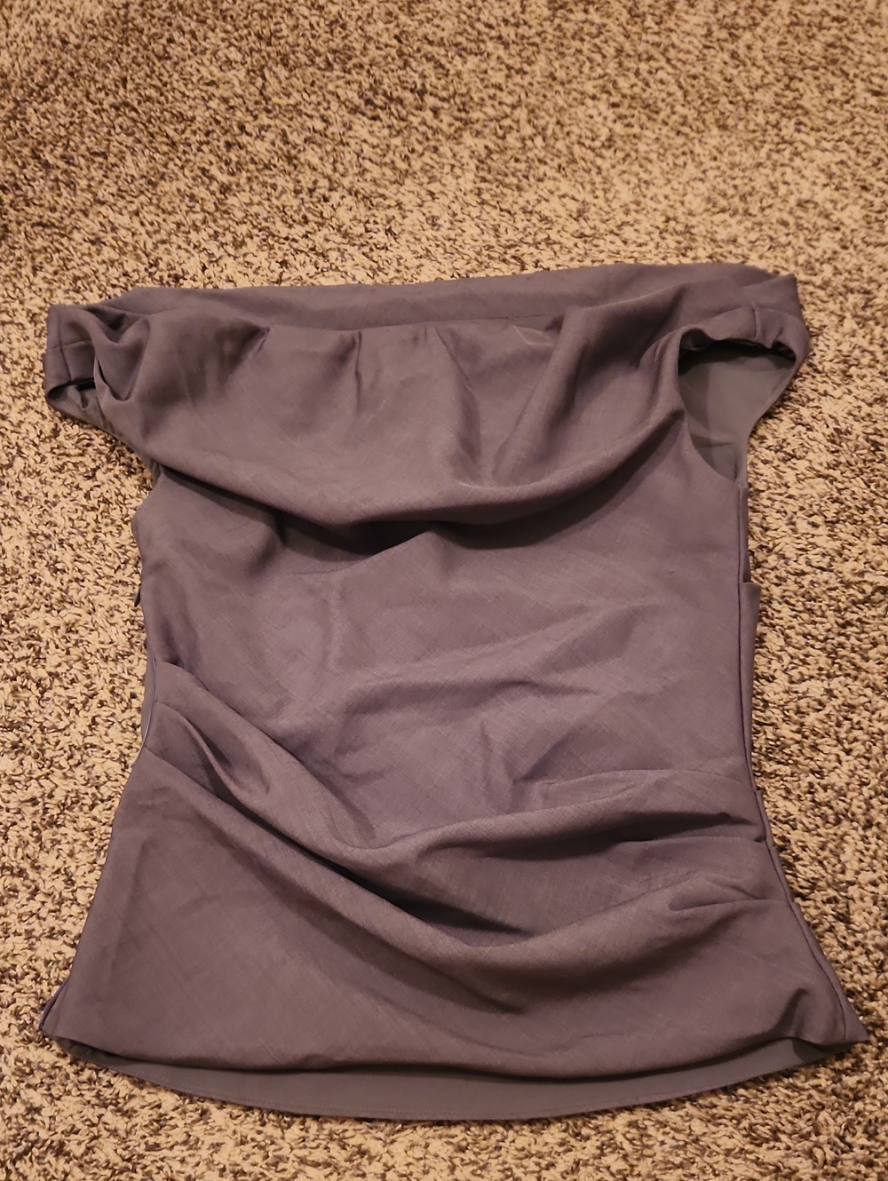 Off The Shoulder Top In Gray